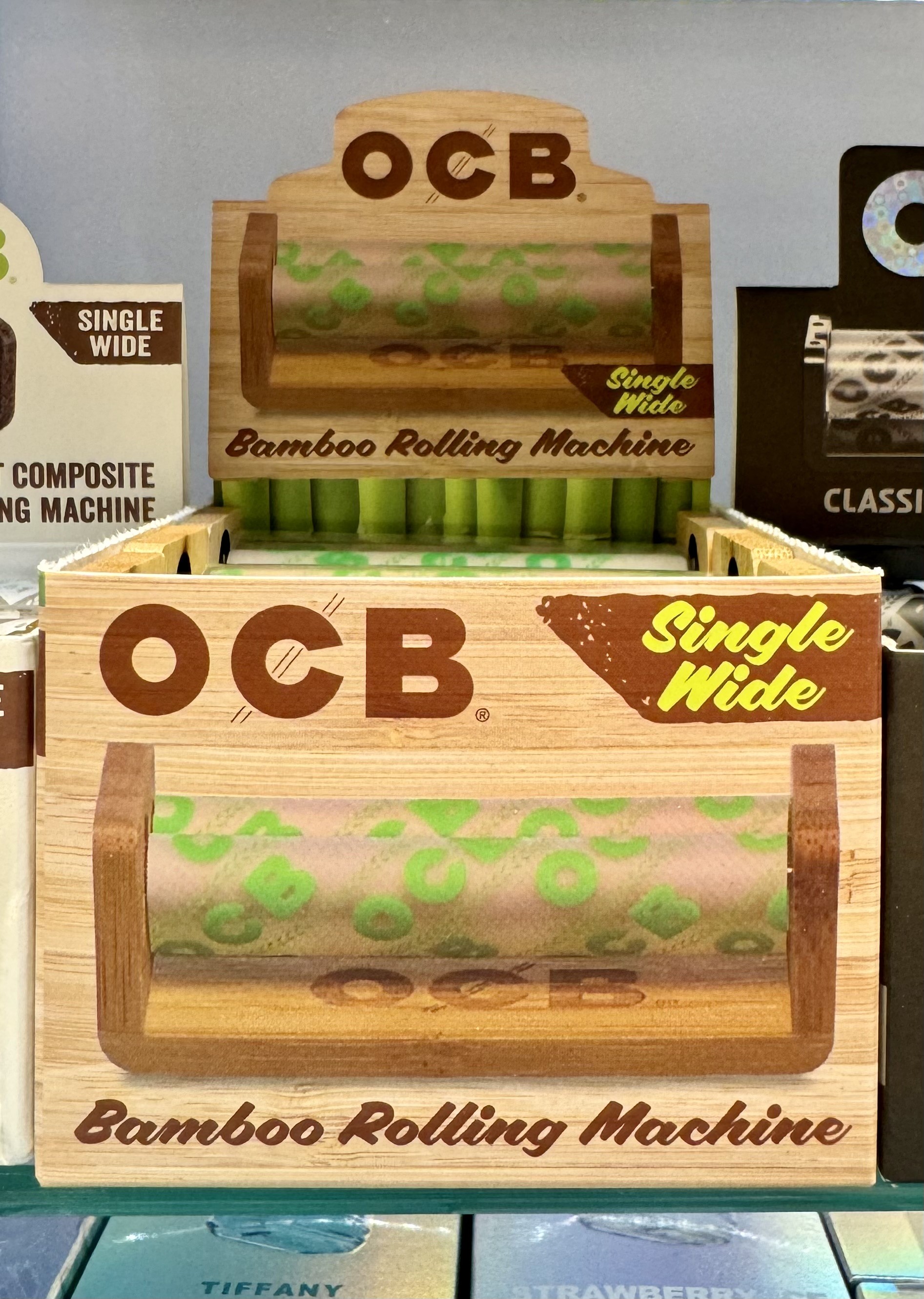 Photograph of product: OCB Bamboo Wood Roller | Single Wide