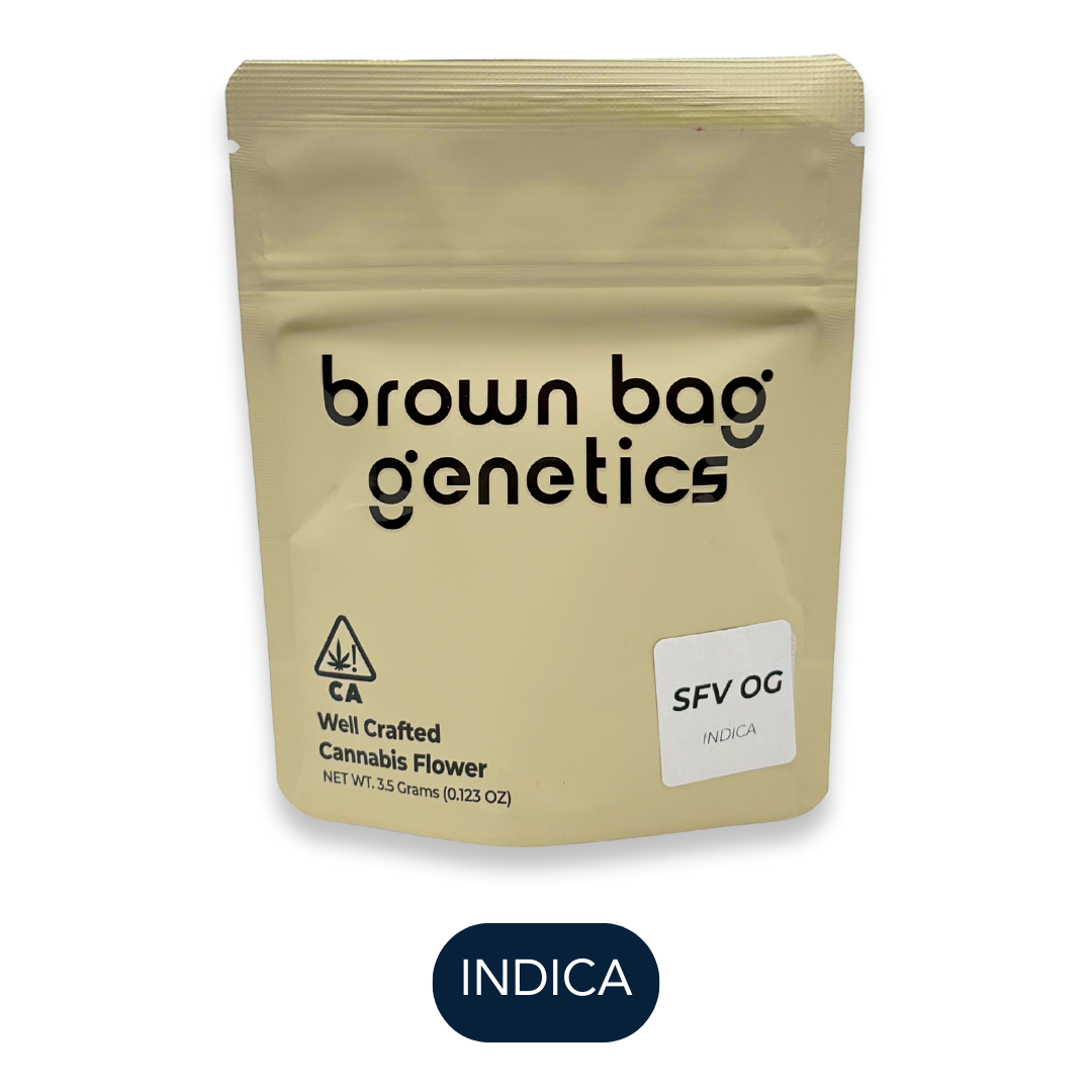 Photograph of product: Brown Bag - Candy Runtz - Flower - 3.5g