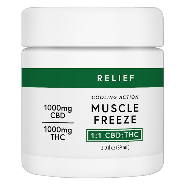 Photograph of product: Muscle Freeze Relief (3oz) **SPECIAL PRICING** - 3oz Muscle Freeze