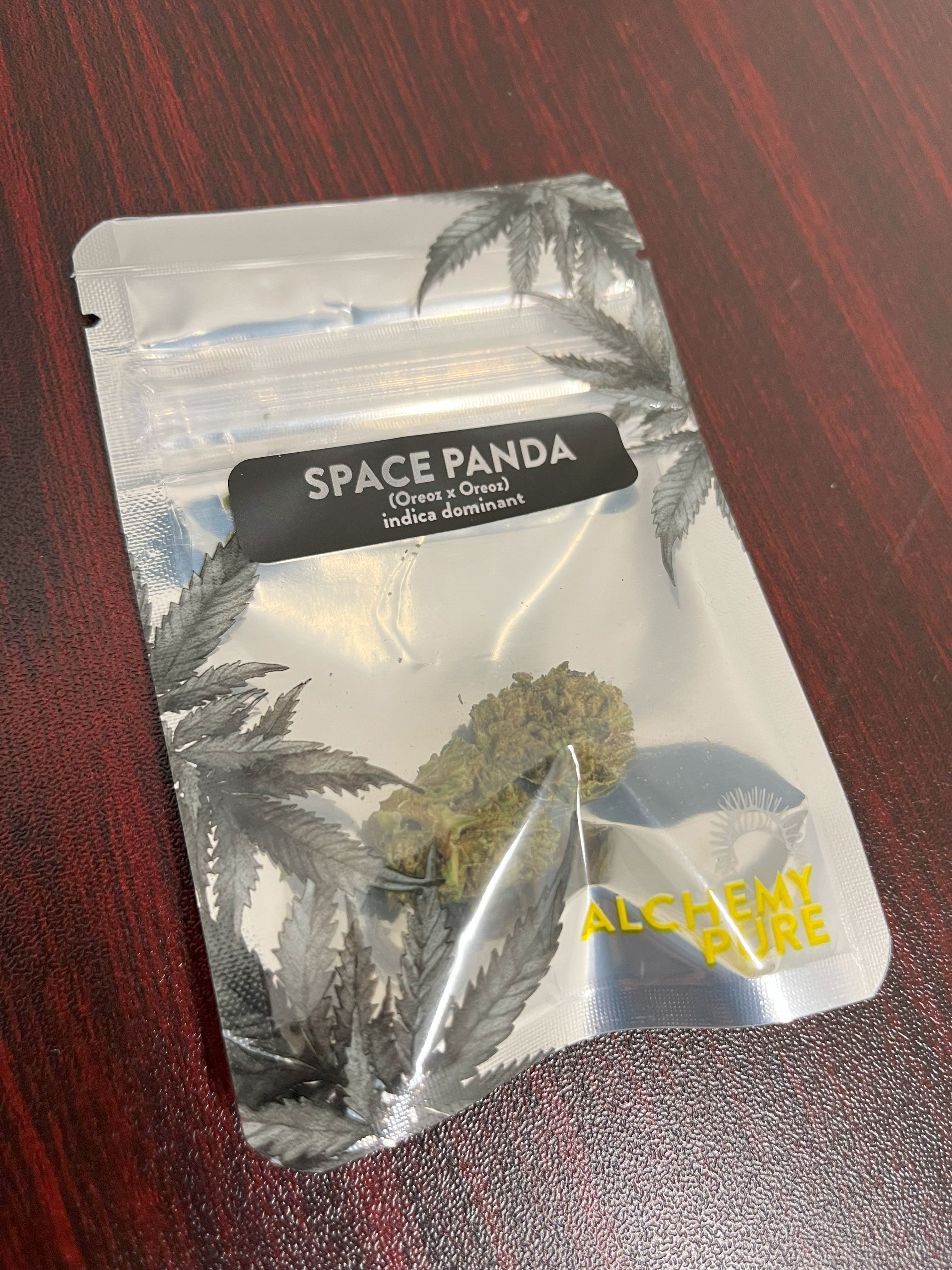 Photograph of product: Alchemy Pure | Space Panda | .7g dime