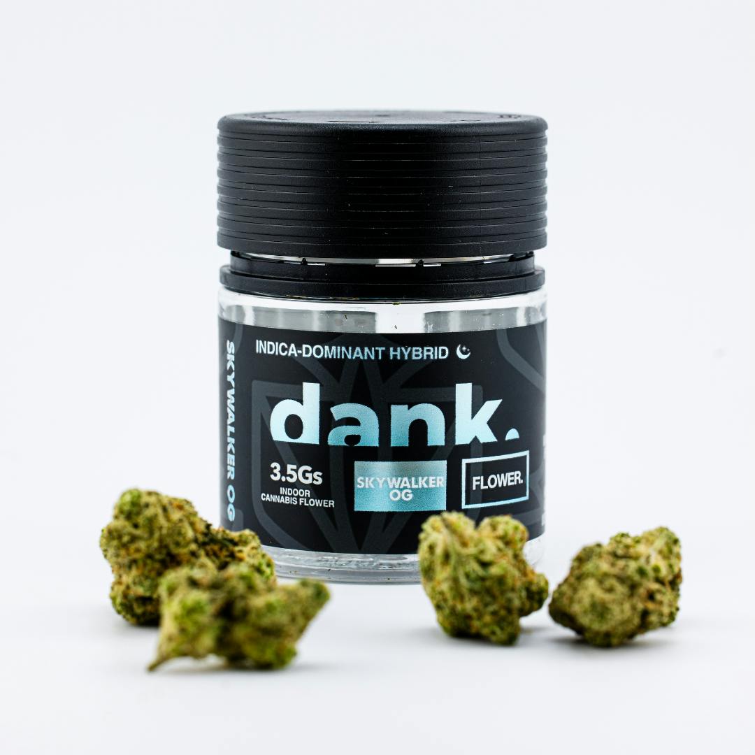 Photograph of product: Dank by Definition SKYWALKER OG 3.5g