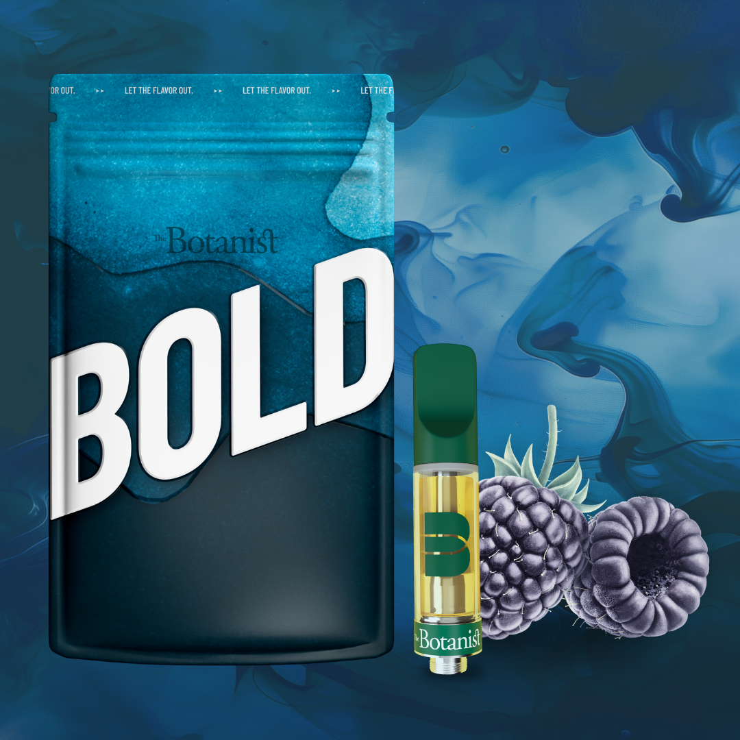 Photograph of product: The Botanist - BOLD Blue Razzberry - 1g Cartridge