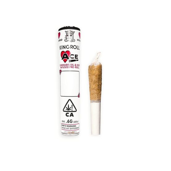 Photograph of product: D. Kingroll 1.3g Infused Pre Roll - Gelato Cake x Gelato - 