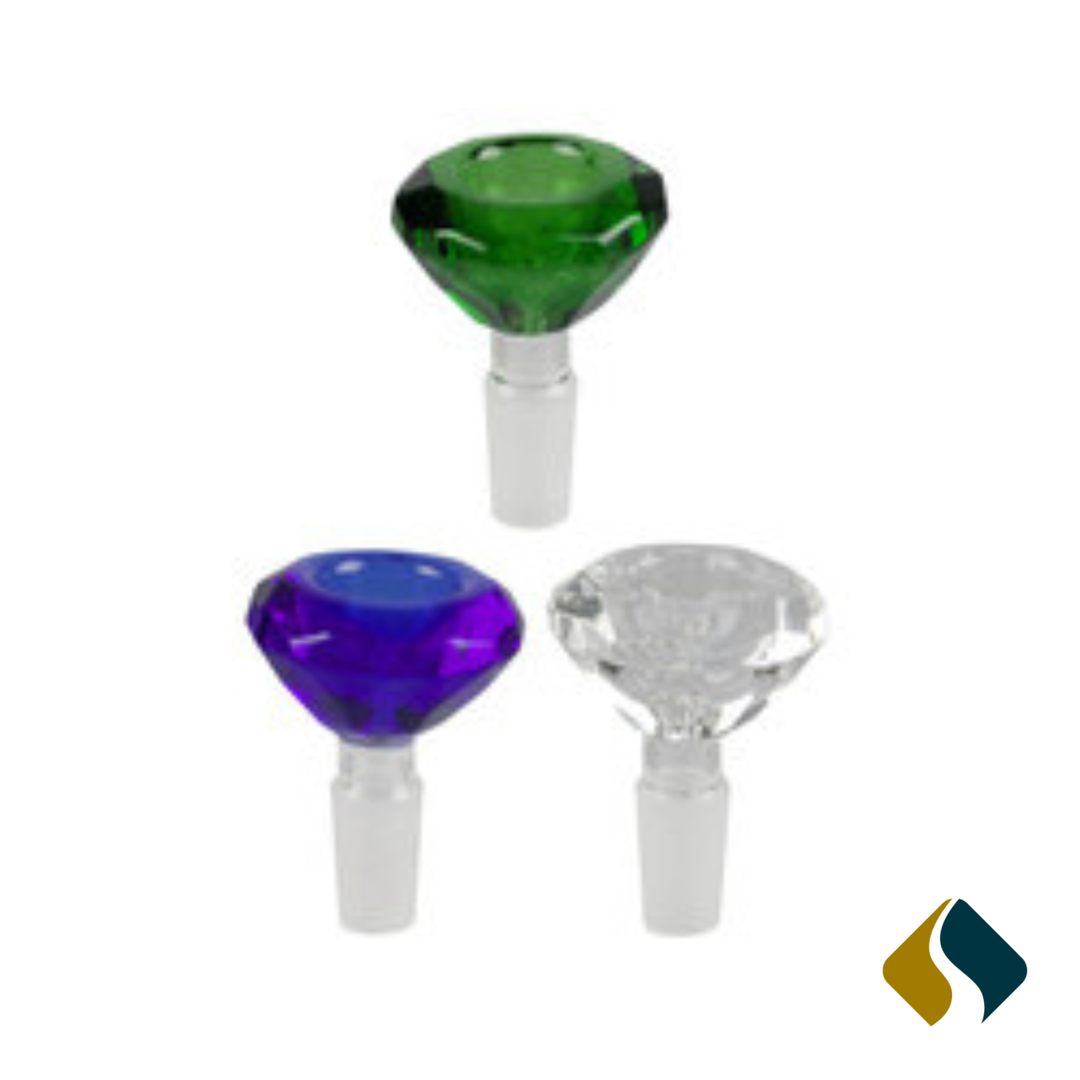 Photograph of product: Diamond Herb Bowl Head - 14mmM (A387)