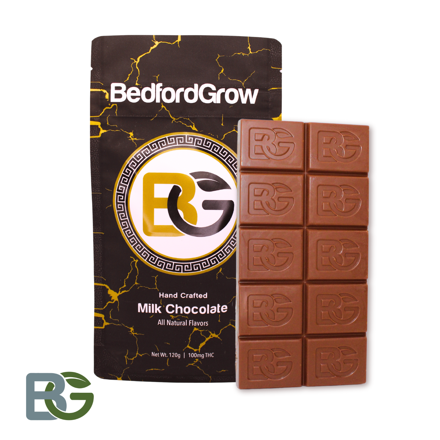 Photograph of product: Bedford Grow Milk Chocolate Bar