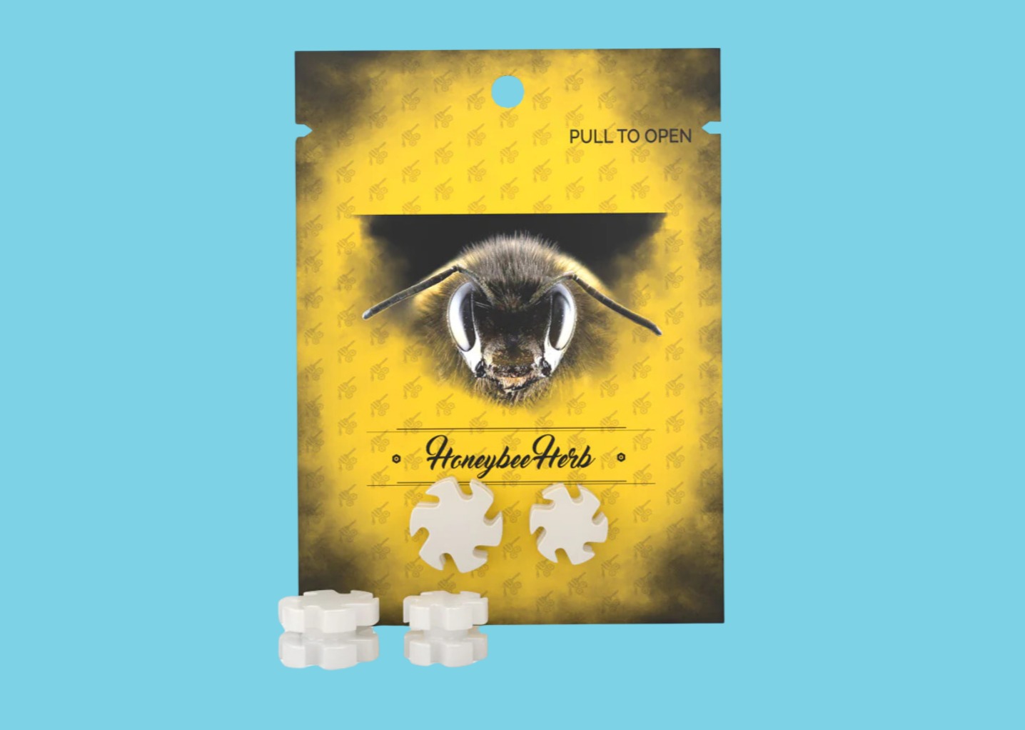 Photograph of product: Honeybee - Herb Quartz Opaque Dab Gears