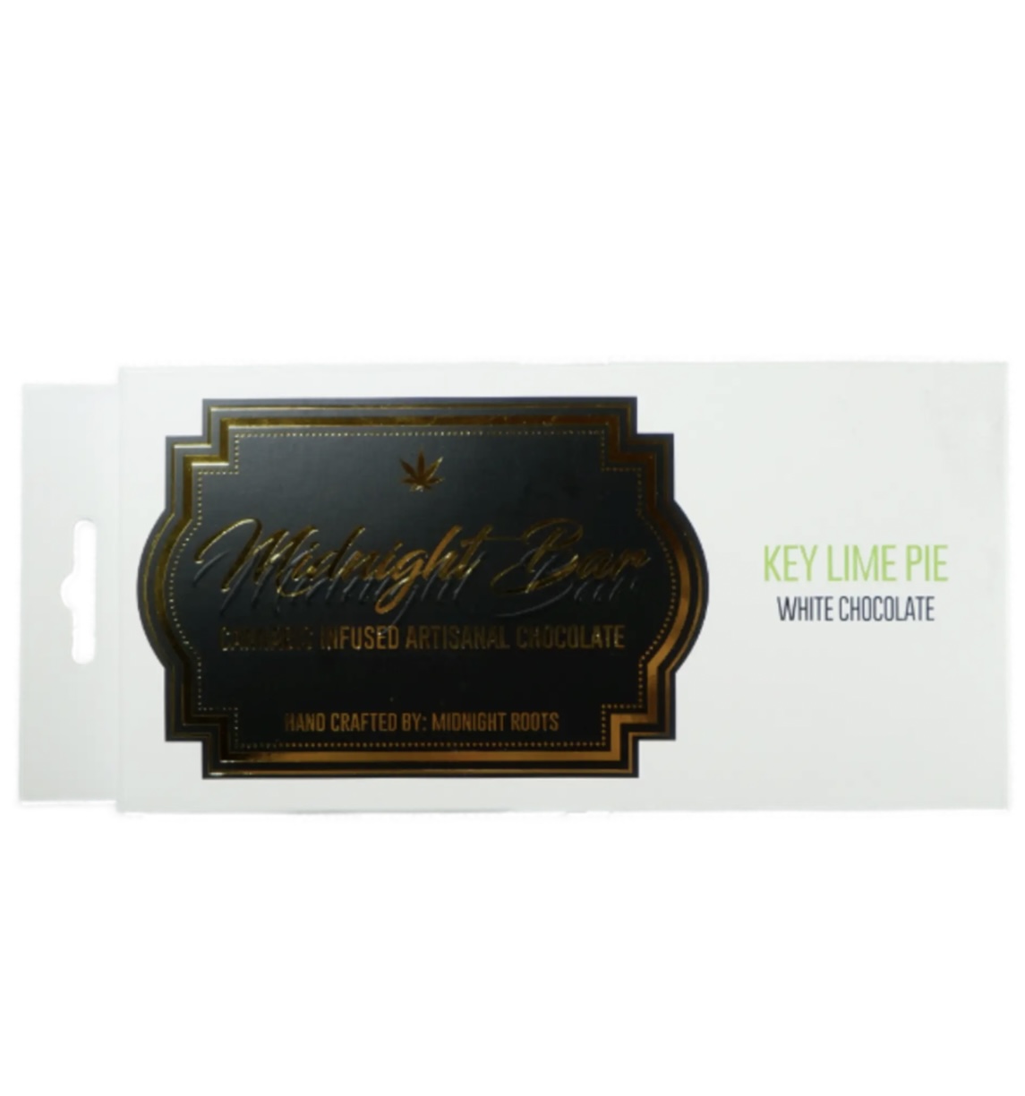 Photograph of product: AU Midnight: Key Lime Pie 200mg Chocolate Bar