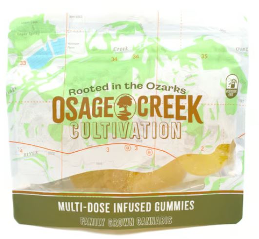 Photograph of product: Osage Creek - Orange Dream Hybrid Waves Gummies - 900mg (Sugar-Free)