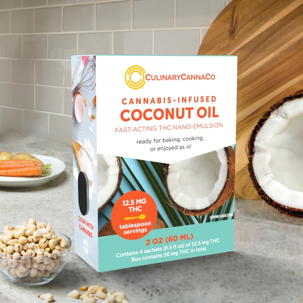 Photograph of product: Infused Oil | CulinaryCannaCo | Coconut Oil [4pk]