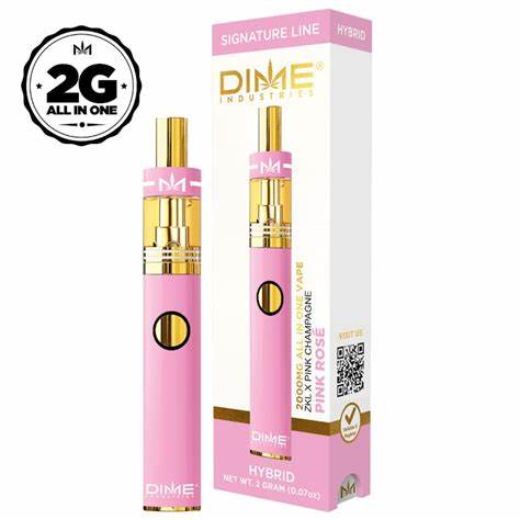 Photograph of product: Dime Disposable Vape 2g Pink Rose
