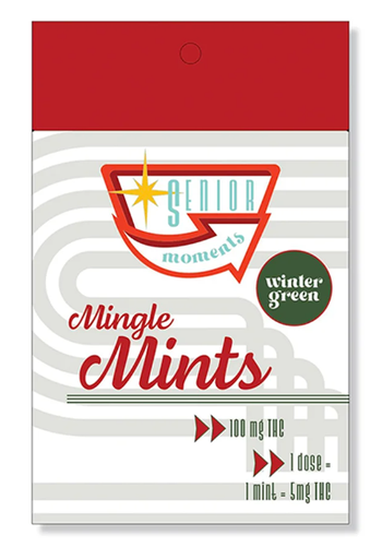 Photograph of product: Senior Moments | Mingle Mints | 20 Pack 100mg