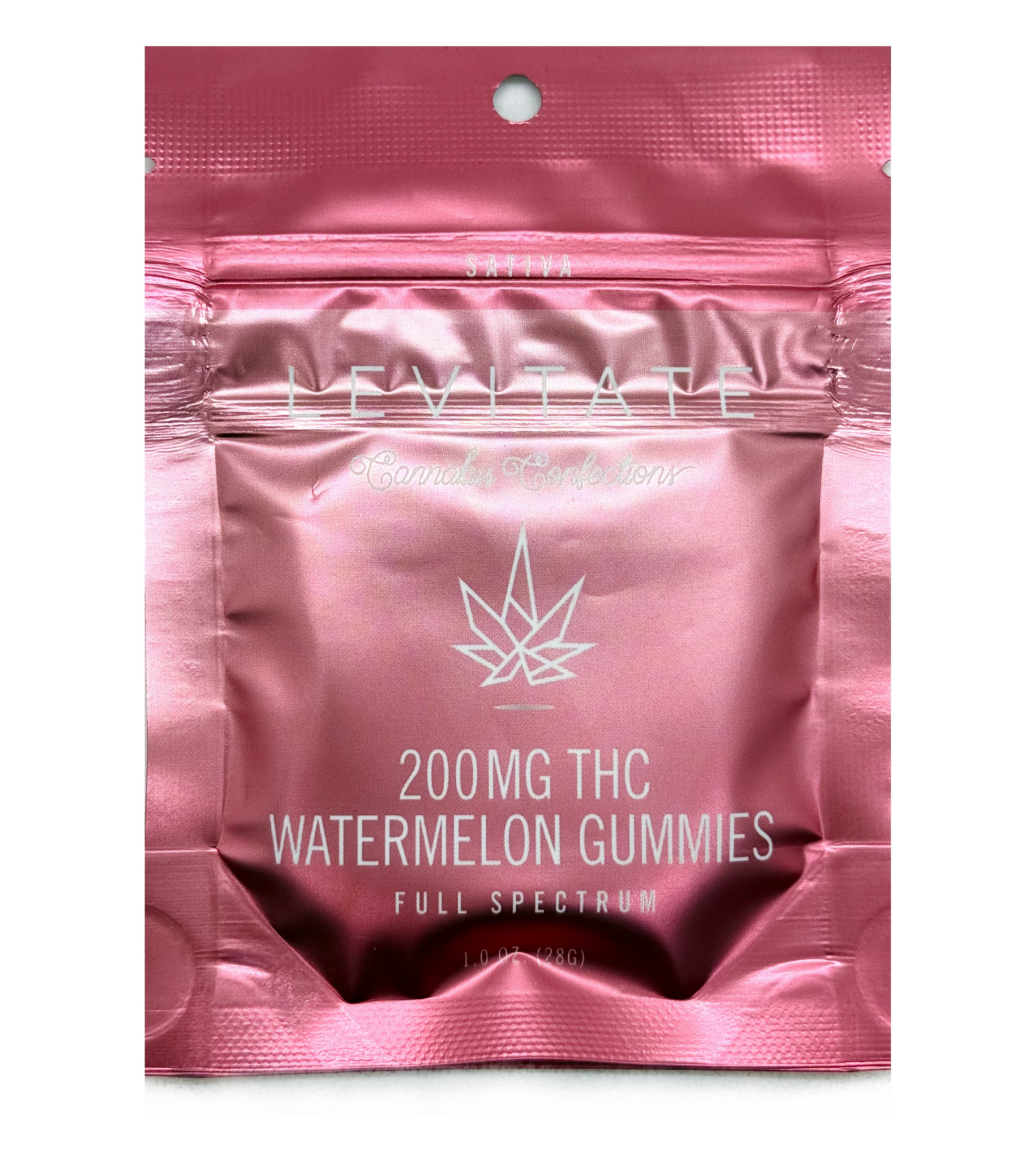 Photograph of product: Levitate Watermelon Oui'd Gummies 200mg Rec