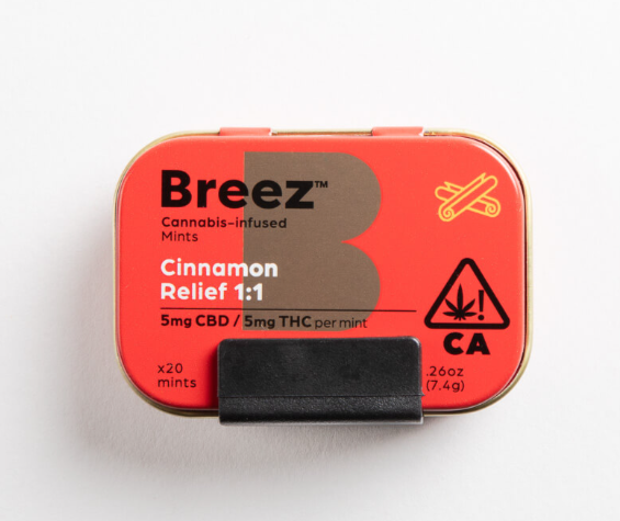 Photograph of product: CINNAMON MINTS - 1:1 - 100 MG - 20 PACK