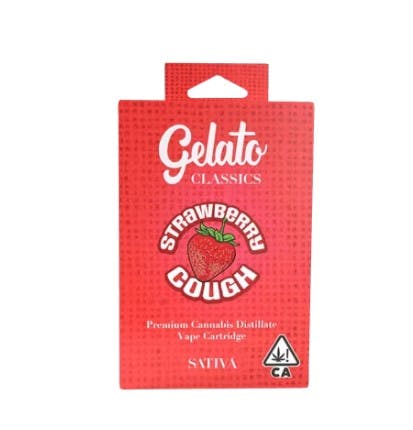 Photograph of product: Strawberry Cough Vape Cart 1g - Cart