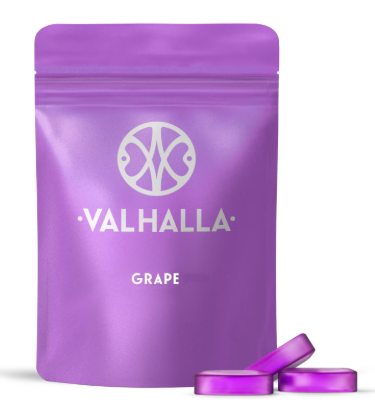 Photograph of product: VALHALLA - Grape RSO Edibles Soft Lozenges 10pk/100mg [I]