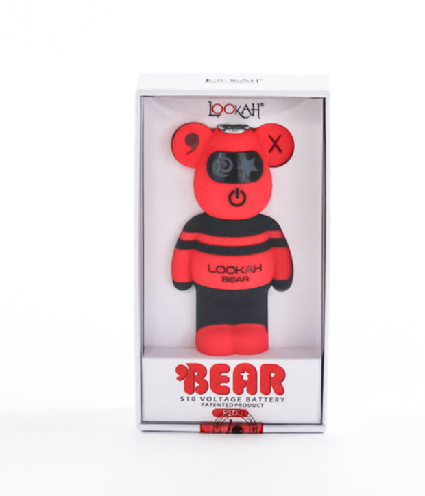 Photograph of product: Lookah - Bear 510 Battery - Red