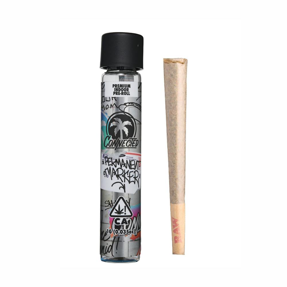 Photograph of product: Connected: Permanent Marker (H), Pre-Roll,