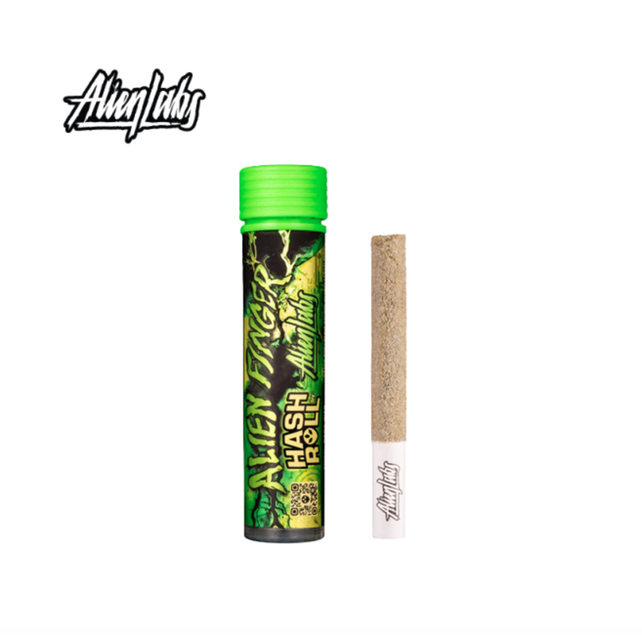 Photograph of product: BISKANT X GALACTIC GRAPES X KRYPTO CHRONIC 1G INFUSED ALIEN FINGER PREROLL