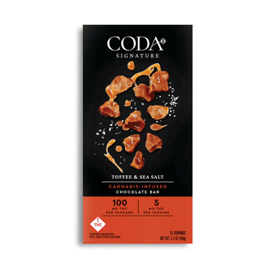 Photograph of product: Coda | Toffee & Sea Salt (100mg)