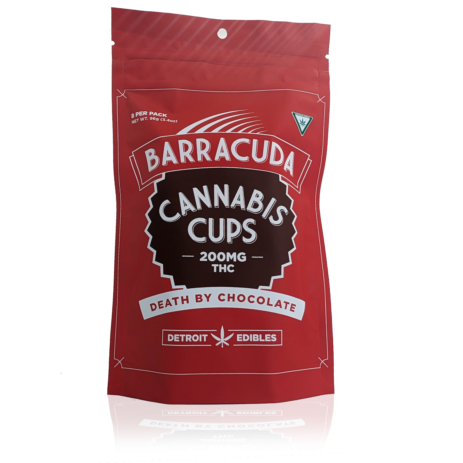 Photograph of product: BARRACUDA CUPS - DEATH BY CHOCOLATE CUPS - 200MG