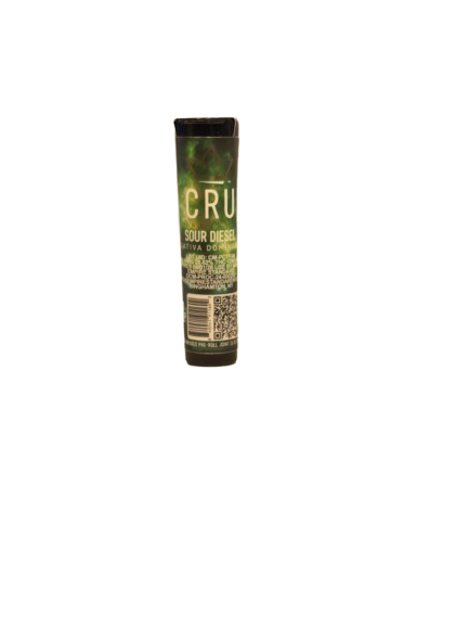 Photograph of product: CRU Sour Diesel Oui'd Infused pre-roll single