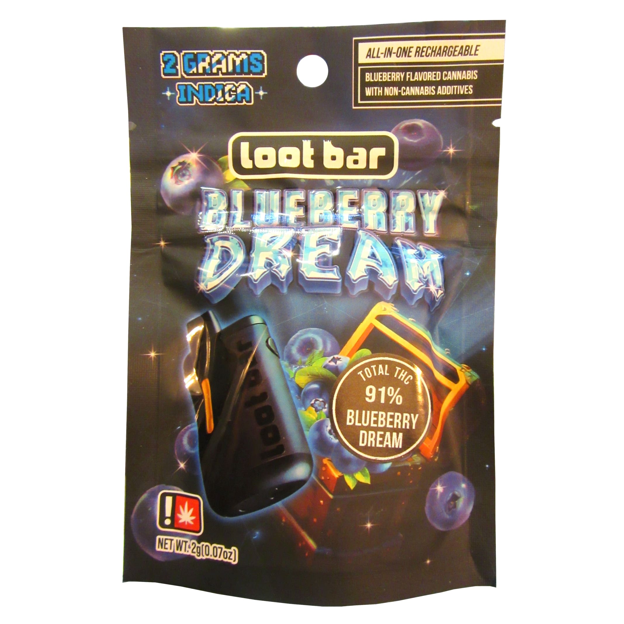 Photograph of product: Lootbar - Marionberry Pie Flavored AiO Cart