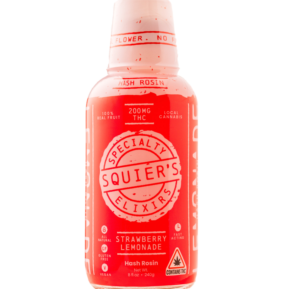 Photograph of product: Squier's: 200mg Strawberry Lemonade au chocolat Rosin Drink