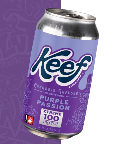 Photograph of product: Infused Soda | Purple Passion | 100mg