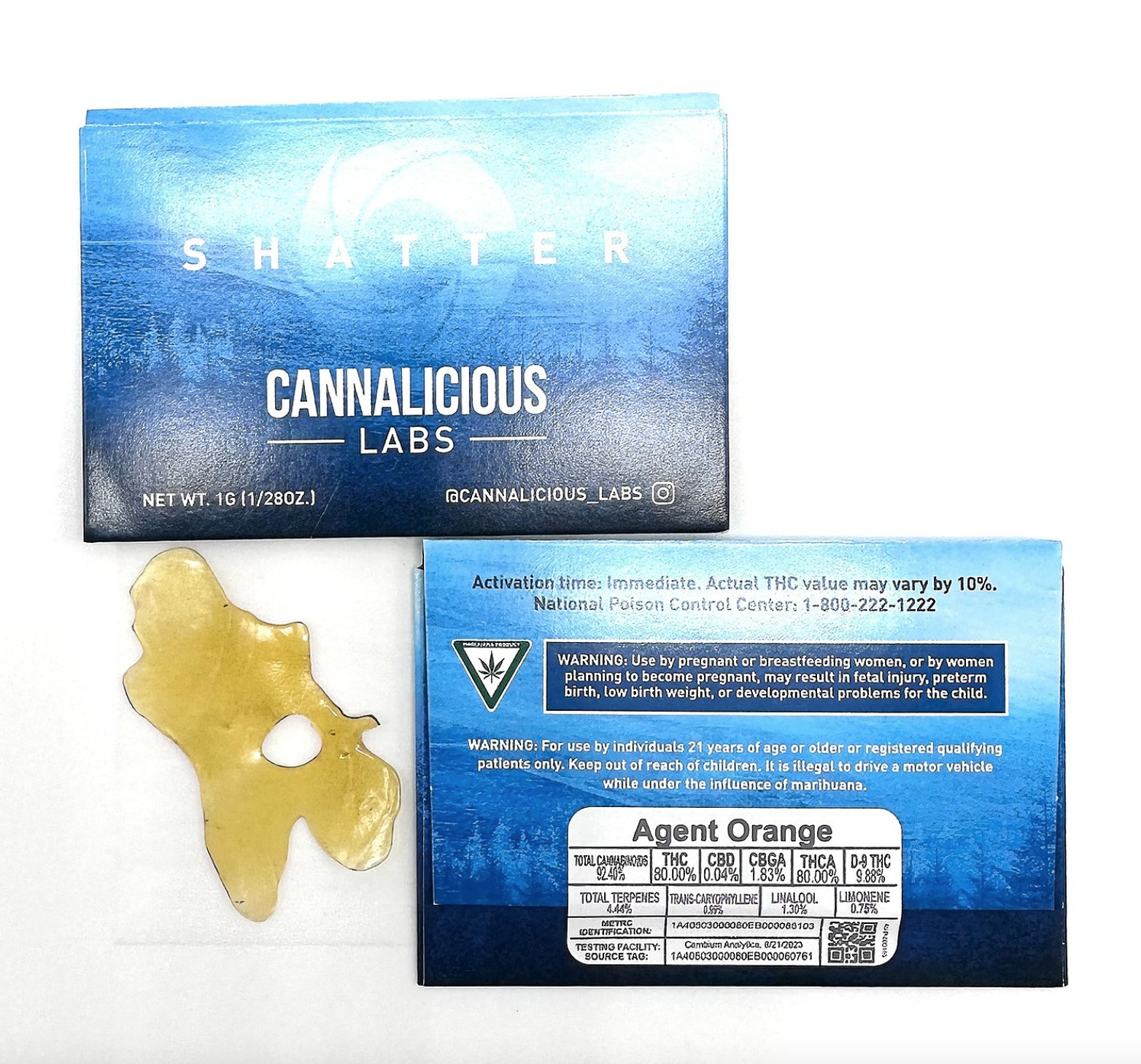 Photograph of product: AGENT ORANGE | SHATTER