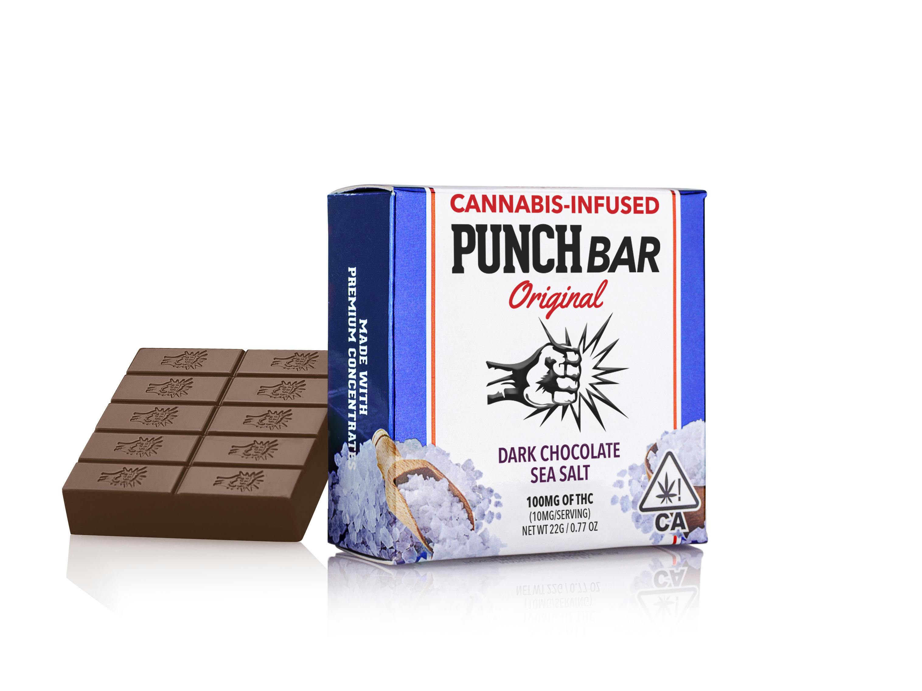 Photograph of product: [Punch] Chocolate - 100mg - Sea Salt Dark Milk Chocolate  (H)