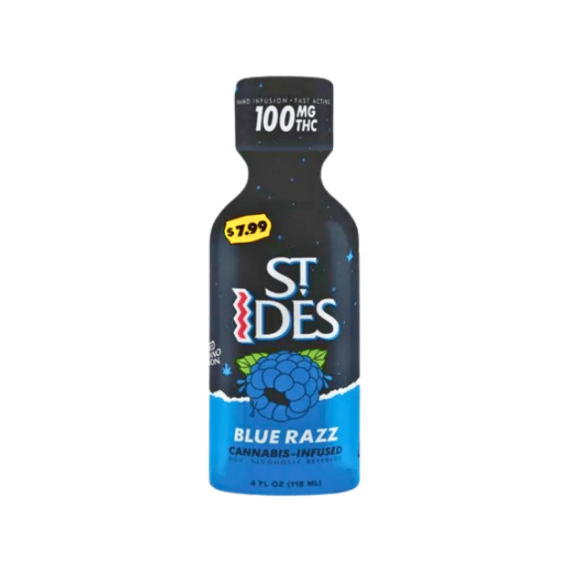 Photograph of product: BLUE RAZZ SHOT 4OZ
