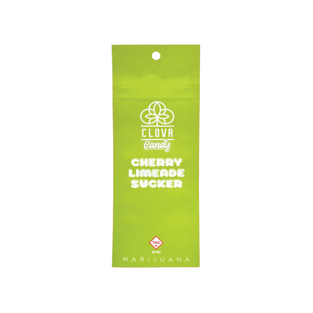Photograph of product: Cherry Limeade Sucker (25mg)