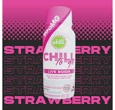 Photograph of product: Chill Medicated 100mg Live Rosin TH-oui Syrup | Strawberry