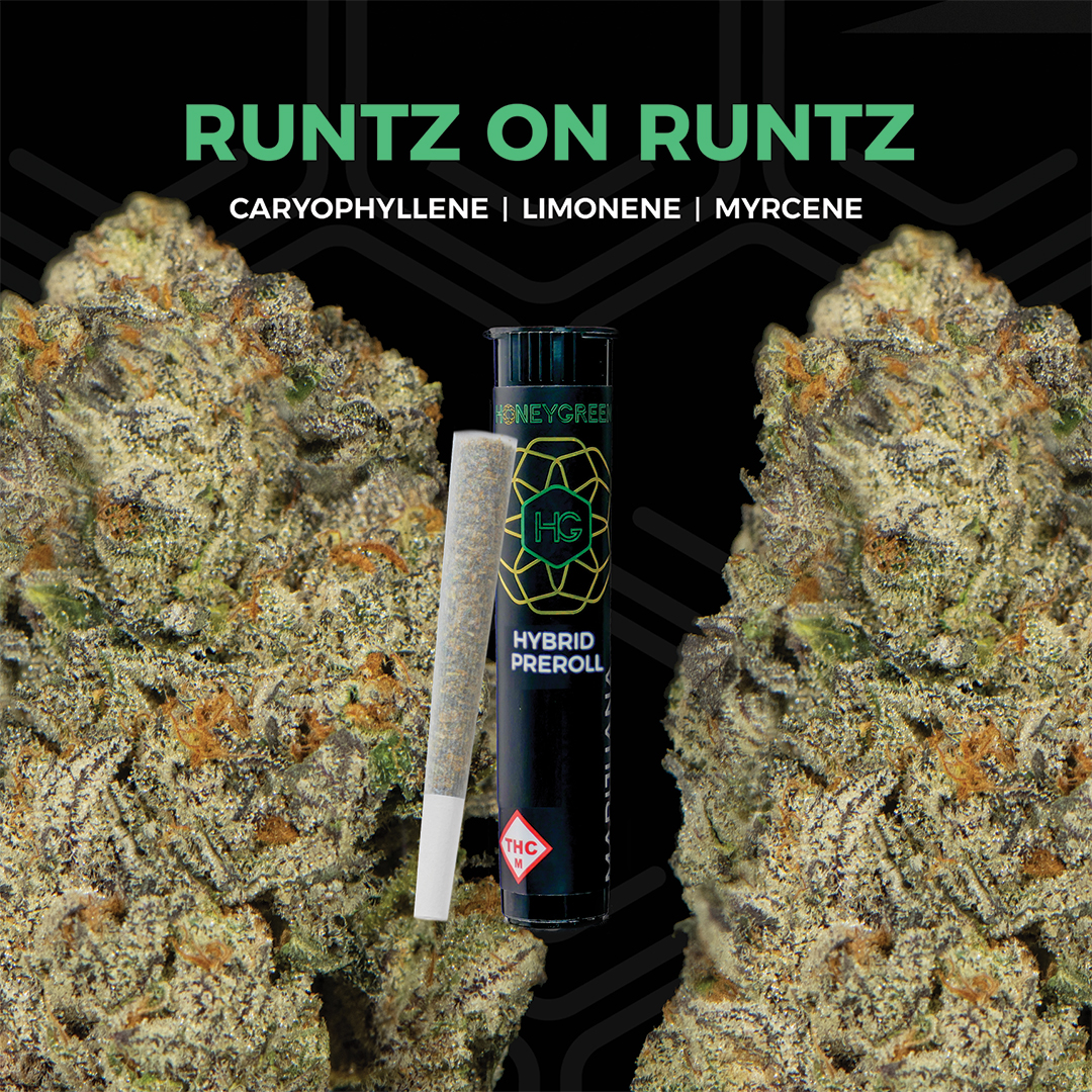 Photograph of product: Runtz on Runtz - Pre-roll - 1g