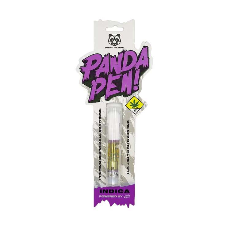 Photograph of product: Panda Pen: Granddaddy Purple - Distillate Cartridge