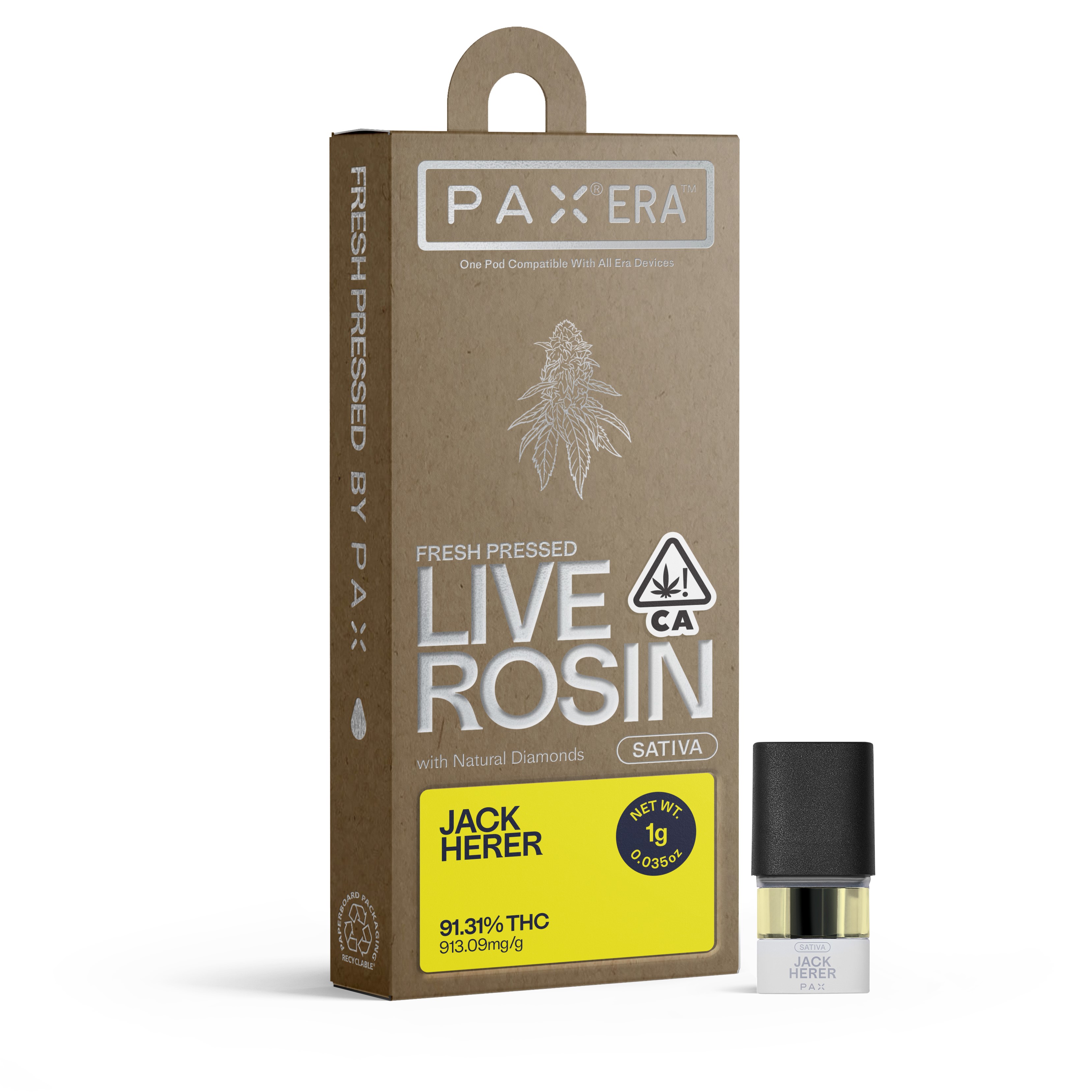 Photograph of product: JACK HERER - 1G - LIVE ROSIN