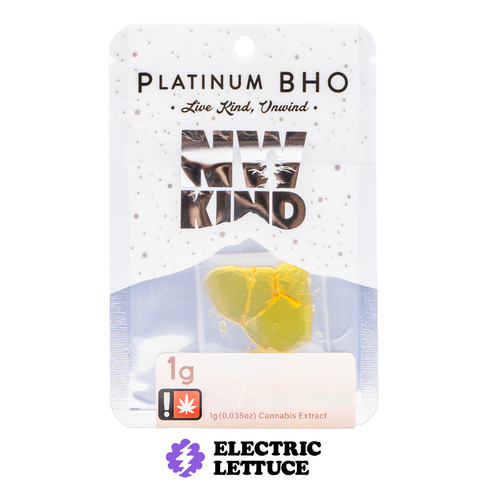 Photograph of product: NW Kind Magenta Freezer Platinum Shatter 1g