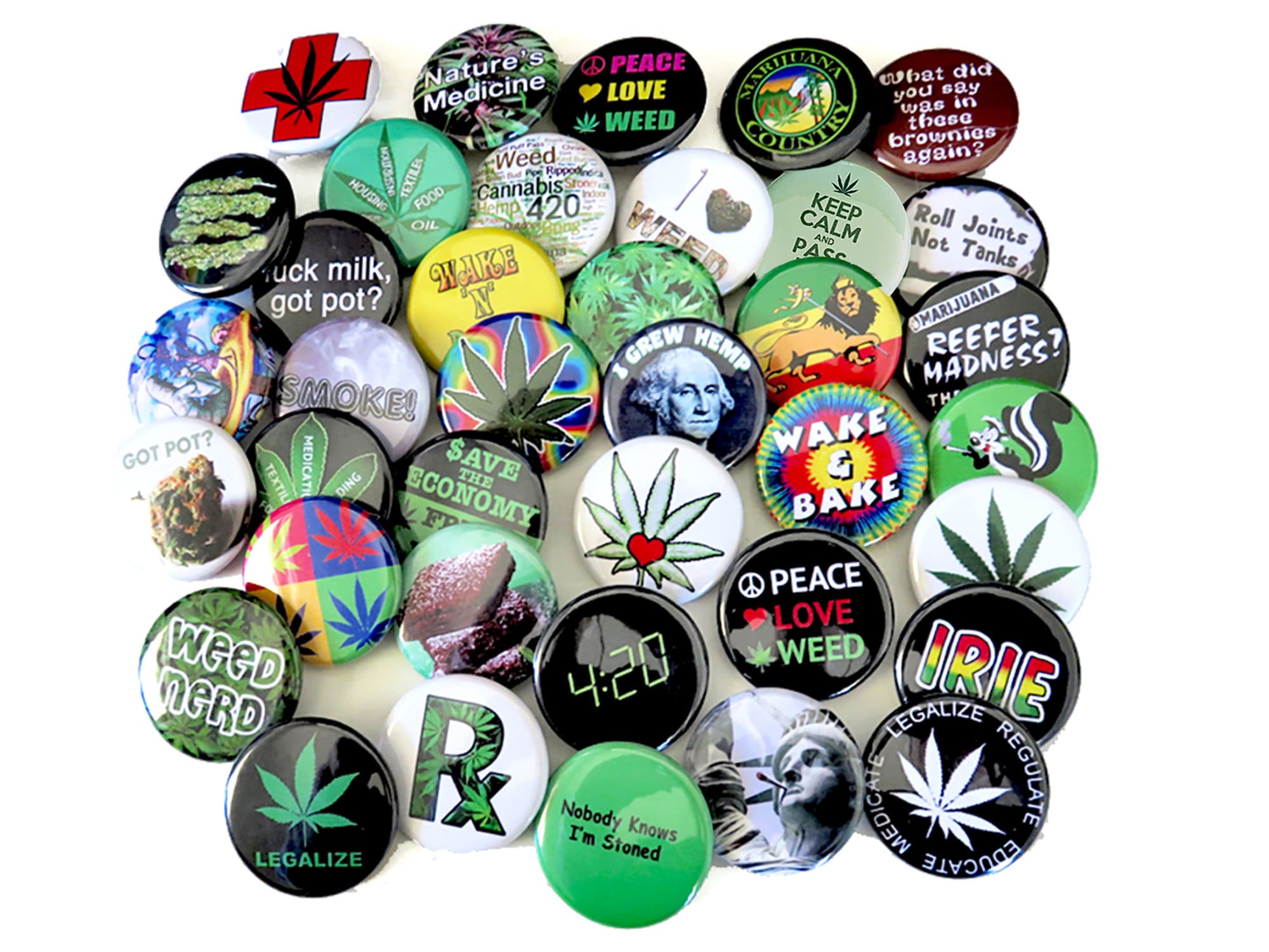 Photograph of product: Devine Button Pins Assorted