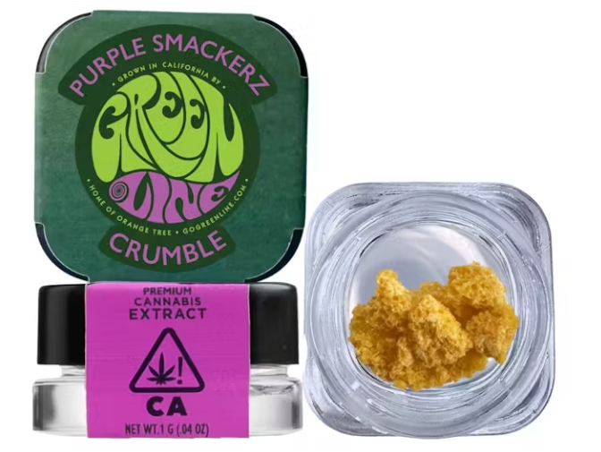 Photograph of product: GREENLINE - Purple Smackerz Crumble 1g