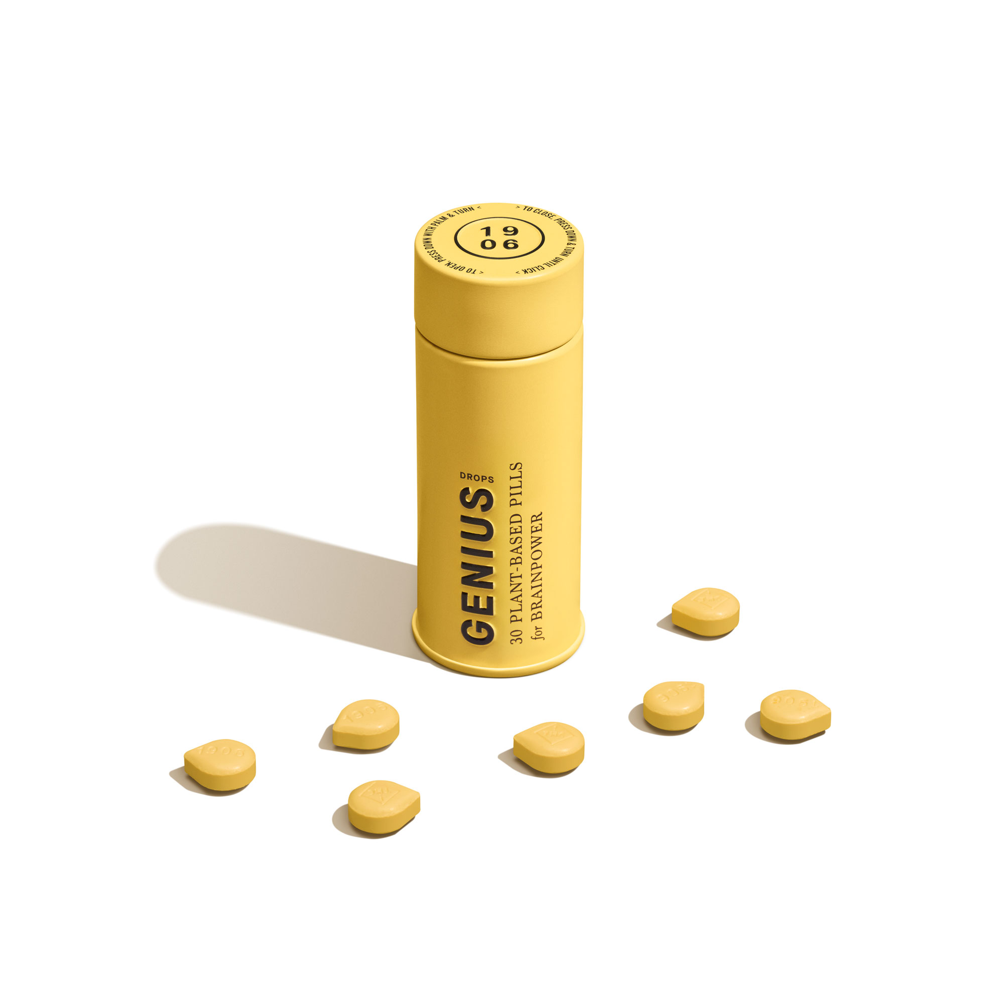 Photograph of product: 1906 Genius 1:1 TH-oui:CBD Drops 2.5mg 30pk
