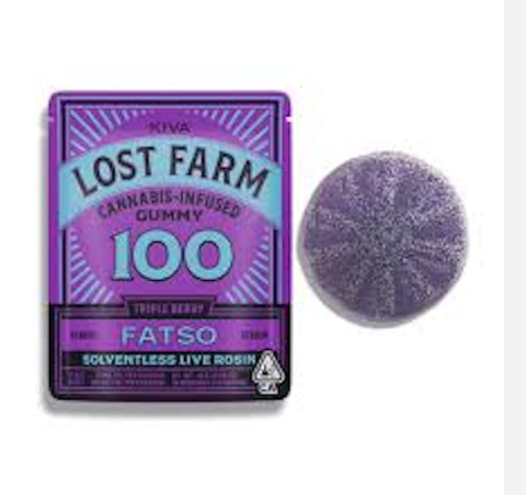 Photograph of product: Triple Berry Single Gummy 100mg   100 Mg