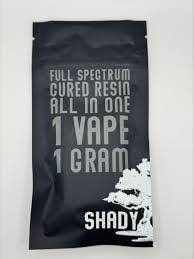 Photograph of product: Shady Extracts - Watermelon Dream - Cured Resin Disposable