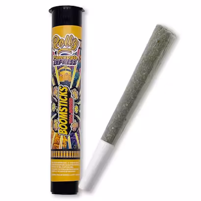Photograph of product: Boomsticks | Pineapple Express TH-ouiA Infused Pre-Roll
