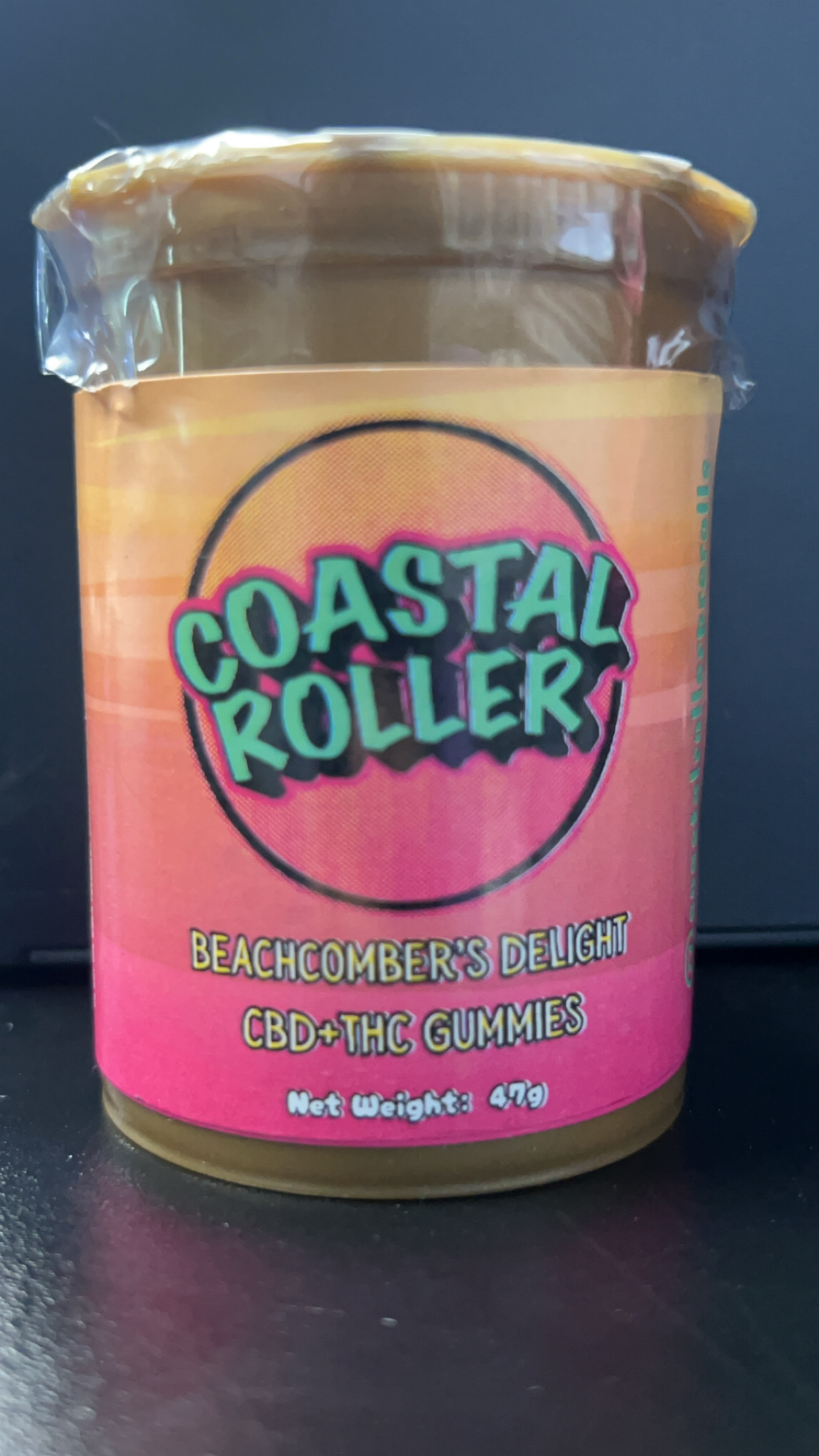 Photograph of product: Coastal Roller | 200:125mg CBD:TH-oui | Beachcomber's Delight