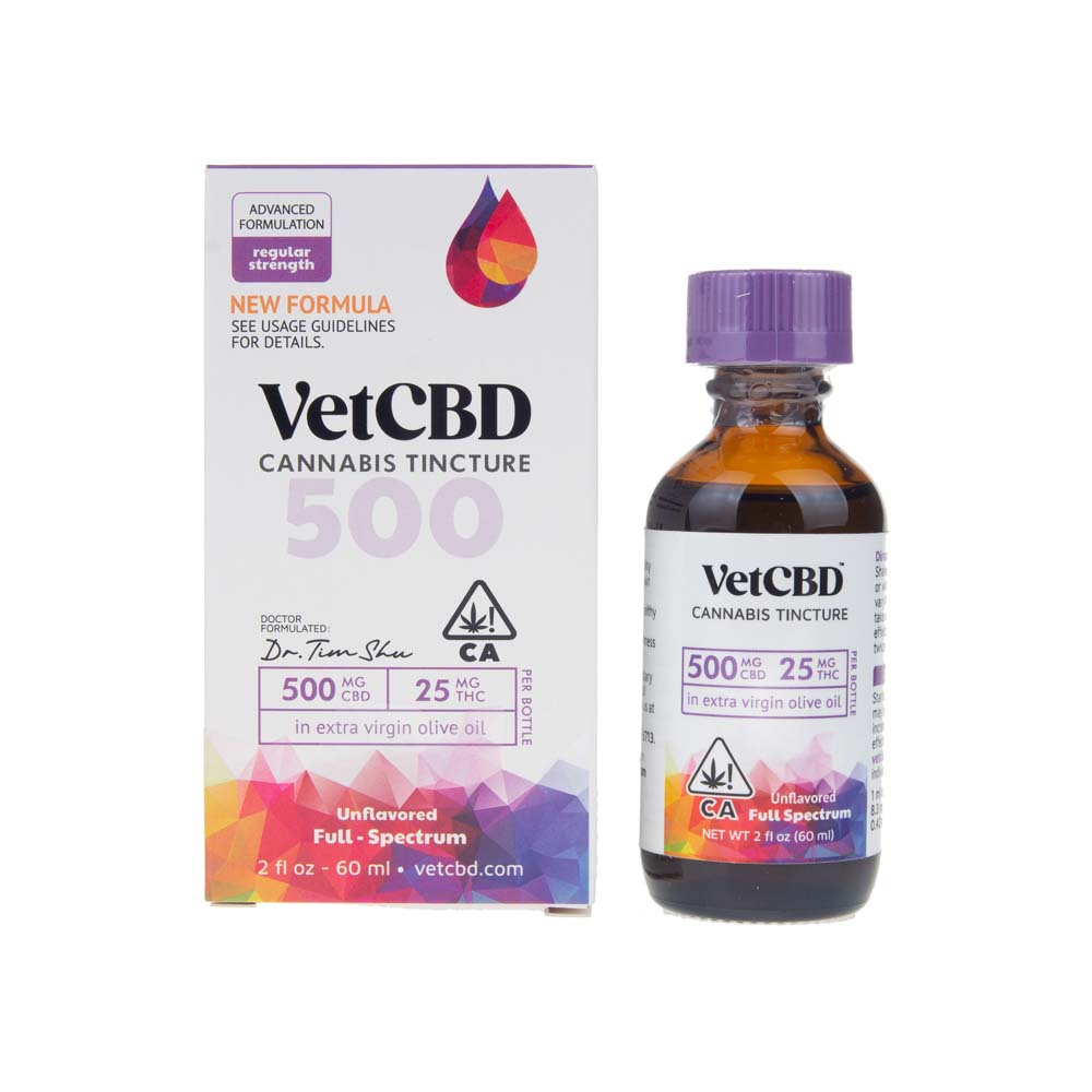 Photograph of product: Vet CBD | Regular Strength Pet Tincture (20:1 CBD:TH-oui - 525mg Total)