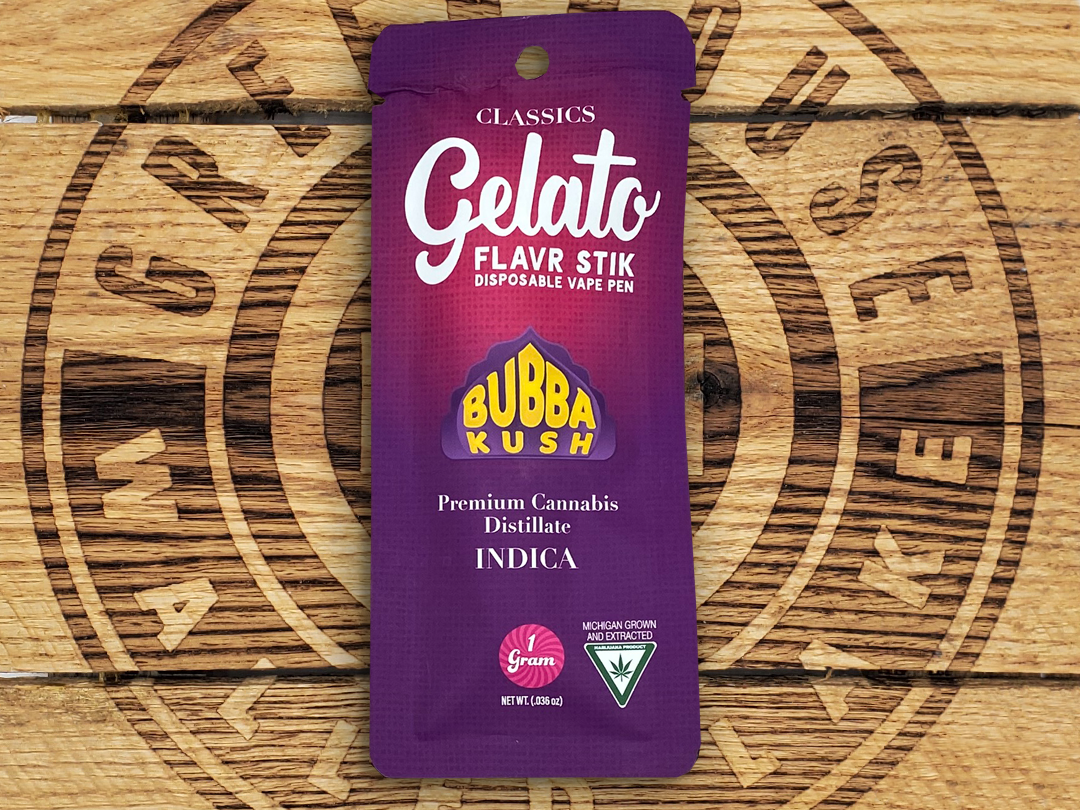 Photograph of product: Gelato | Bubba Kush | 1g AIO Cart