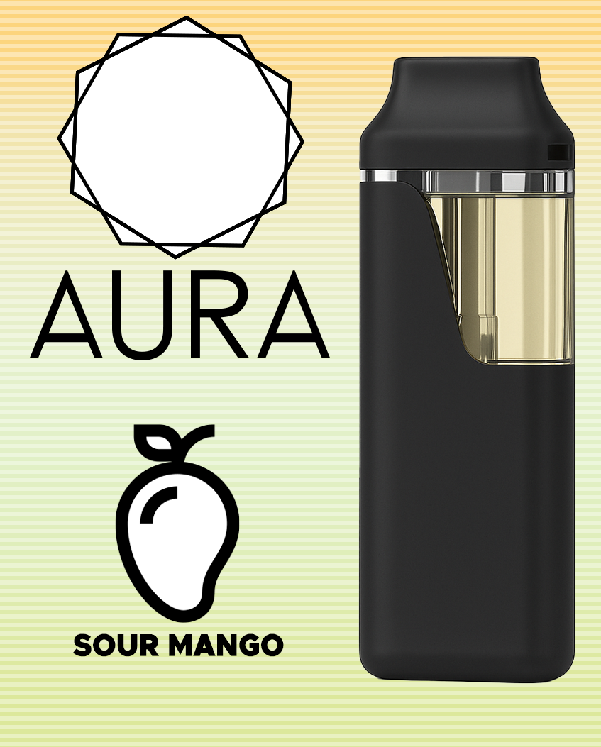 Photograph of product: Aura 1g Disposable | Sour Mango
