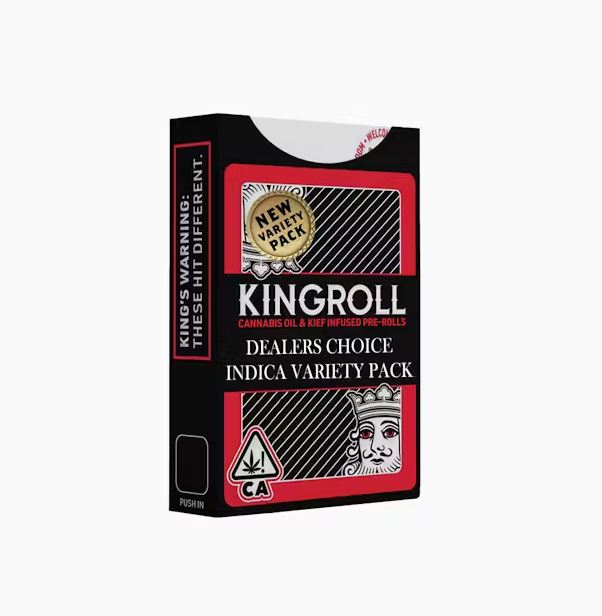 Photograph of product: KINGROLL 4 PACK VARIETY - Oui'd MIX #7 .75G - KINGPEN