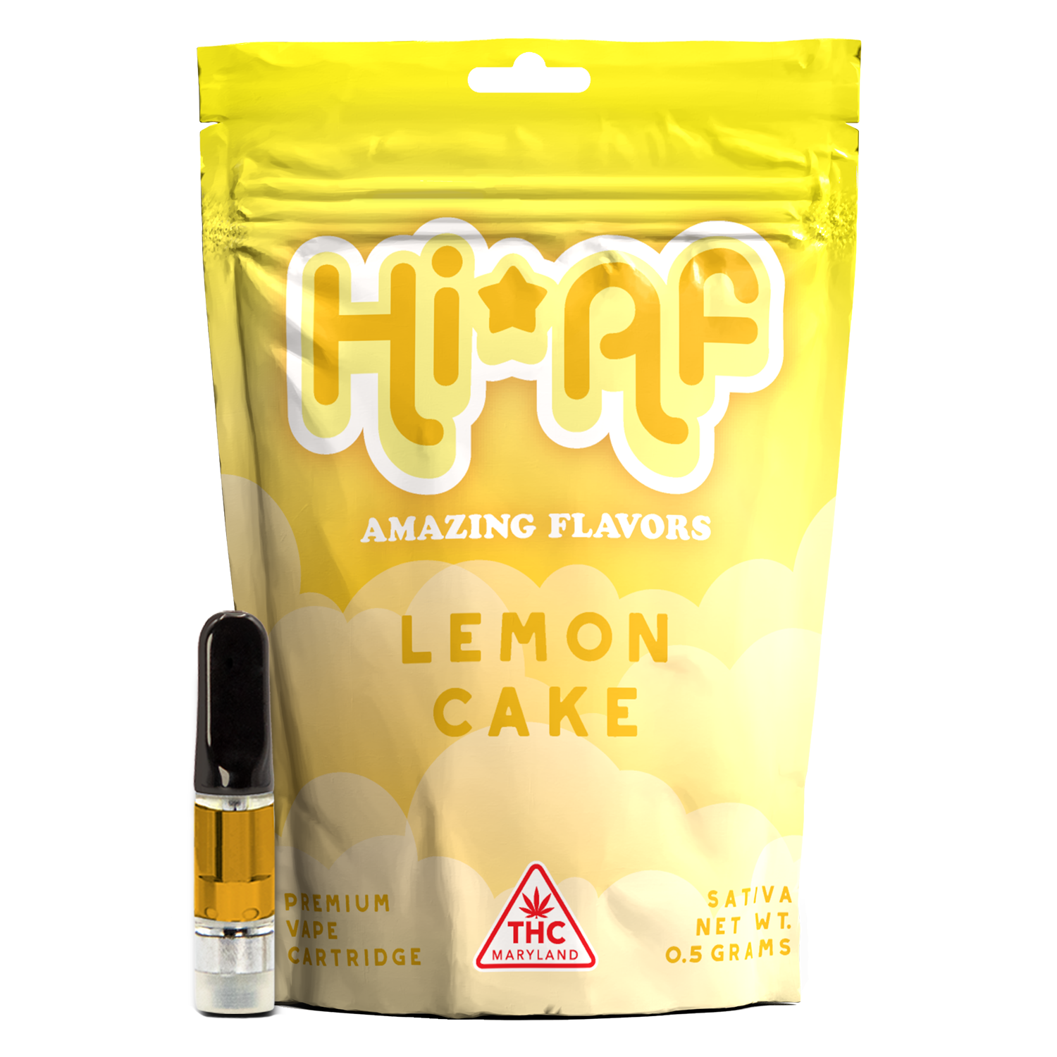 Photograph of product: Lemon Cake Cart 0.5g - HiAF