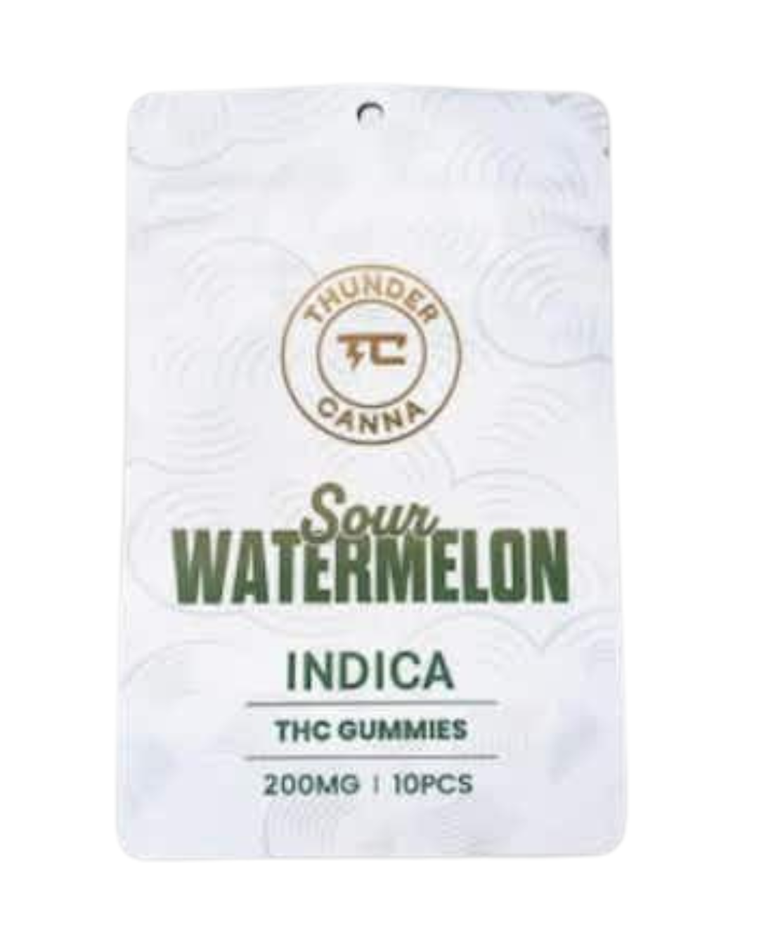 Photograph of product: Thunder Canna | Sour Watermelon | 200MG | 10 PCS